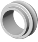 ISO200 Centering Ring (Stainless) Without O-Ring <br> ISO200-800-SR-316