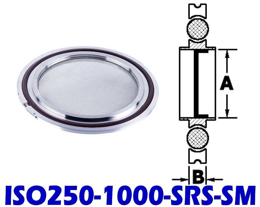 ISO250 Silicone Mesh Screen Centering Ring (ISO250-1000-SRS-SM)