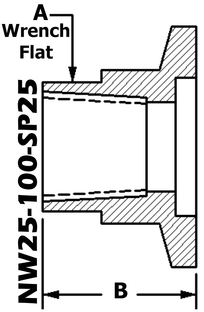 NW25 To 1/4" NPT (Female) NW25100SP25