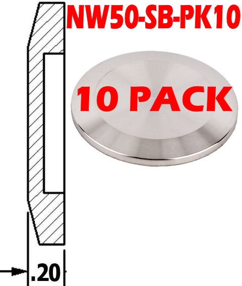 Stainless Steel Pipe NW16 To NW50 Iso-Kf Flange Full Nipple
