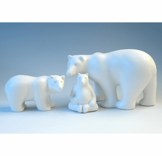 Polar Bear Family Price includes USA shipping
