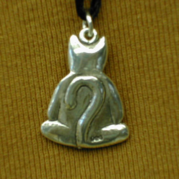 Silver Buddhacat Pendant RETIRED NOT AVAILABLE