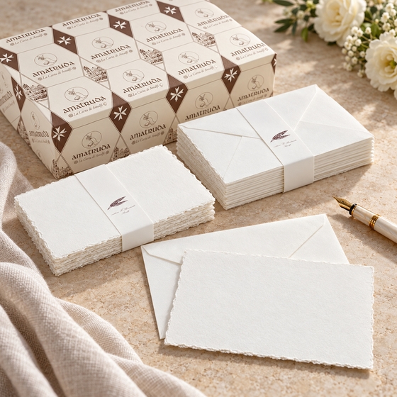 Amalfi Flat Wedding Cards with Envelopes (100 ct) (5.75 x 8.5)