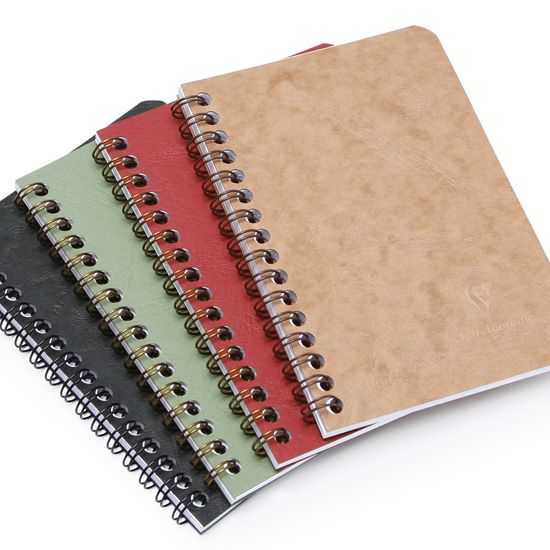 Clairefontaine Staplebound Notebooks - 3.5"x5.5" Ruled, Set Of 3 (French Made) C63596-3Pack