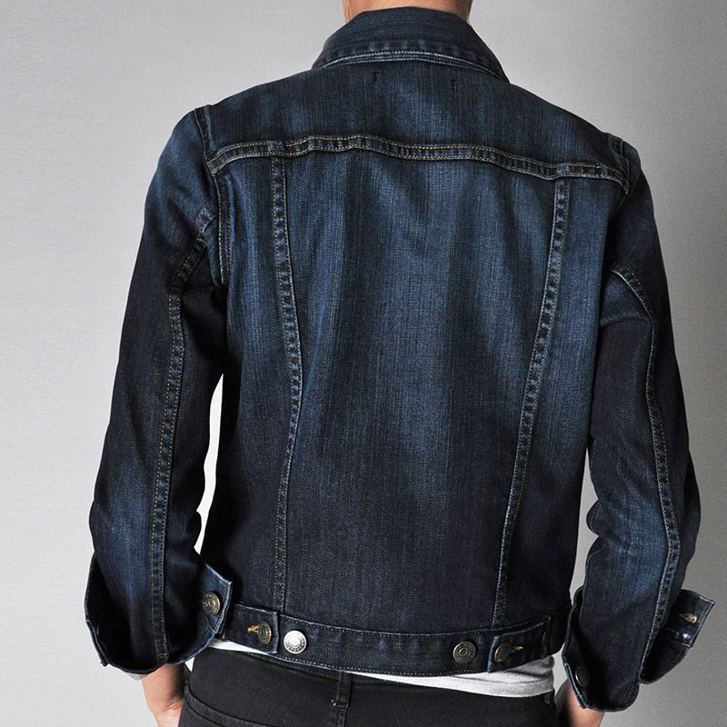 【HI FI FNK】Chris Denim Blouson Godhead Golfing Print Regular Fit Denim Jacket – EVISU