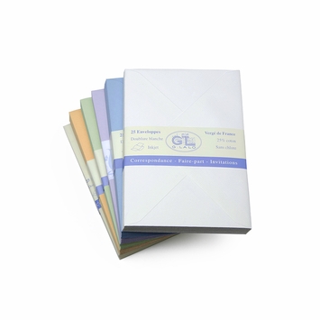 G. Lalo Verge de France Medium Envelopes (4.5 x 6.25) in White