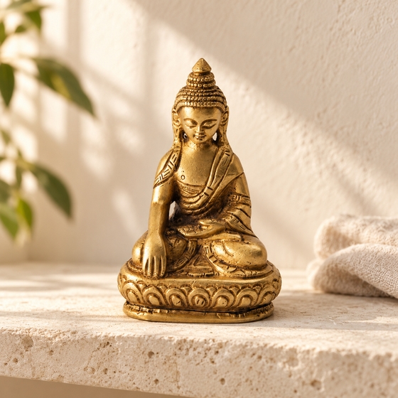 Little Bhumisparsa Buddha, 3 3/16" H