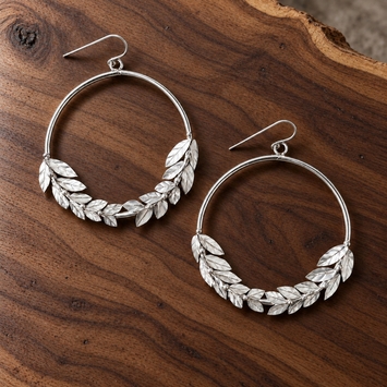 Peter Hofmeister Seeded Leaves Earrings