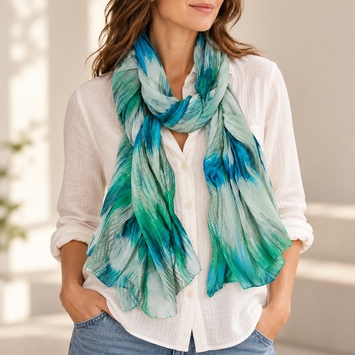 Prana Baka Scarf in Cool Green