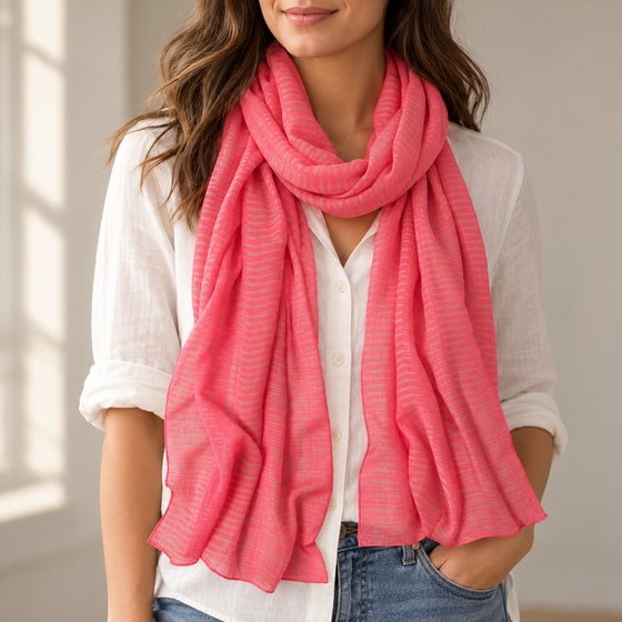 Prana Perri Scarf ( Coral Reef )