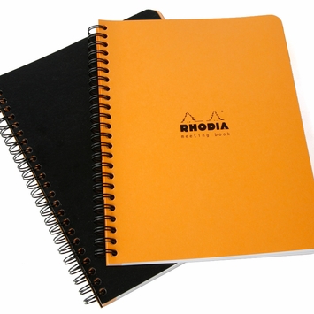 Rhodia A4+ Meeting Book (9 x 11.75) in Orange [R193408]