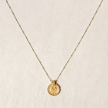Satya Gold Mandala Pendant Necklace