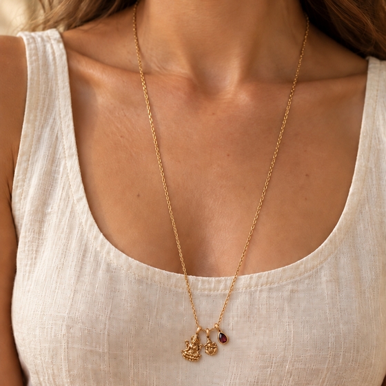 Satya Jewelry Abundance Necklace, 28" Chain