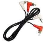 10' Dual RCA Cable Right Angle