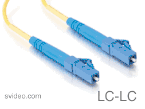 10m LC-LC 9-125 OS1 Simplex Singlemode PVC Fiber Optic Cable - Yellow 10m LC-LC 9-125 OS1 Simplex Singlemode PVC Fiber Optic Cable - Yellow