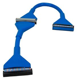 18 Inch IDE ATA-133 Dual Drives Blue Round Internal Cable