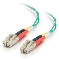 1m LC-LC 62.5-125 OM1 Duplex Multimode Fiber Optic Cable - Plenum CMP-Rated - Green 1m LC-LC 62.5-125 OM1 Duplex Multimode Fiber Optic Cable - Plenum CMP-Rated - Green