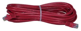 25 ft 350 mhz cat5e flexible snagless red patch cord