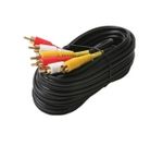 25ft 3-RCA Composite A/V Cable RG59 with Gold Connectors 25ft 3-RCA Composite A/V Cable RG59 with Gold Connectors