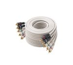 3ft 5-RCA Component A/V Cable Ivory 3ft 5-RCA Component A/V Cable Ivory