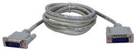 6 ft  DB15 Male to Male Straight-thru Multi-Purpose Cable
