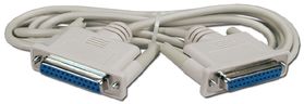 6 ft db 25 female to female rs 232 serial null modem cable