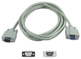 6 ft  VGA HD15 Male to Female Extension Cable