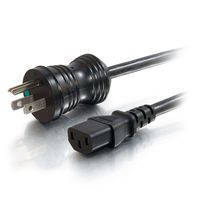 6ft 16 AWG Hospital Grade Power Cord -NEMA 5-15P to IEC320C13) - Black 6ft 16 AWG Hospital Grade Power Cord -NEMA 5-15P to IEC320C13) - Black