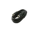 6ft F-F RG6 Cable with Gold Connectors UL Black 6ft F-F RG6 Cable with Gold Connectors UL Black