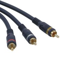 75 ft Video and Stereo Audio Cable with RCA connectors