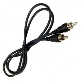 Audio Cable with RCA Male Molded Plugs Each End 10' Long