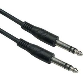 10 ft stereo phono cable 1/4 male to male 28 awg nickel plated