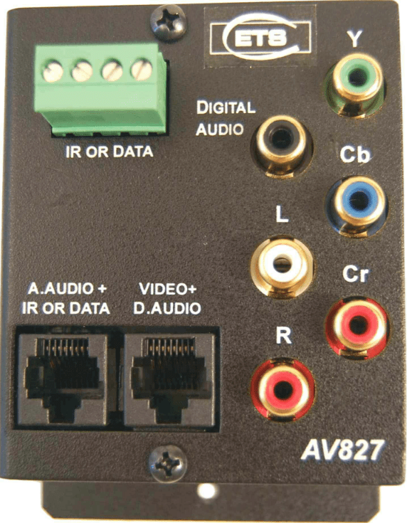Component Video with Analog/Digital Audio and IR