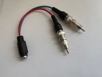 Female S-Video to 2 Male RCA Breakout Cable