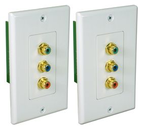 HDTV Component Video CAT5e Wall Plate Extender Kit