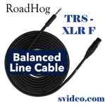 HOGBLC-12FS RoadHog Balanced Line Cable TRS - XLRF <b>12FT </b>