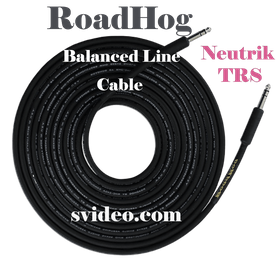 HOGBLC-20 RoadHog Balanced Line Cable TRS-TRS <b>20FT </b>