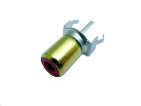 PC Mount RCA Jack White Insert