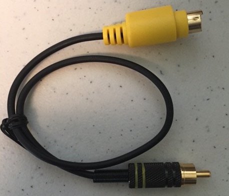 S-Video Male to RCA Male Cable