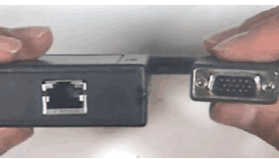VGA Balun Male for computer side