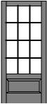 Wooden Screen Door 7144, Premium 1-1/8" Thick Solid Wood. Built to size at no extra charge!