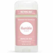 Aluminum-Free Original Formula Deodorant, Moroccan Rose, 2.5 oz, Humble Brands