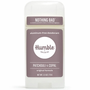 Aluminum-Free Original Formula Deodorant, Patchouli & Copal, 2.5 oz, Humble Brands