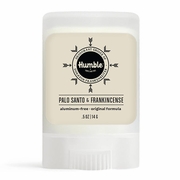 Aluminum-Free Original Formula Deodorant Travel Size, Palo Santo & Frankincense, 0.5 oz, Humble Brands