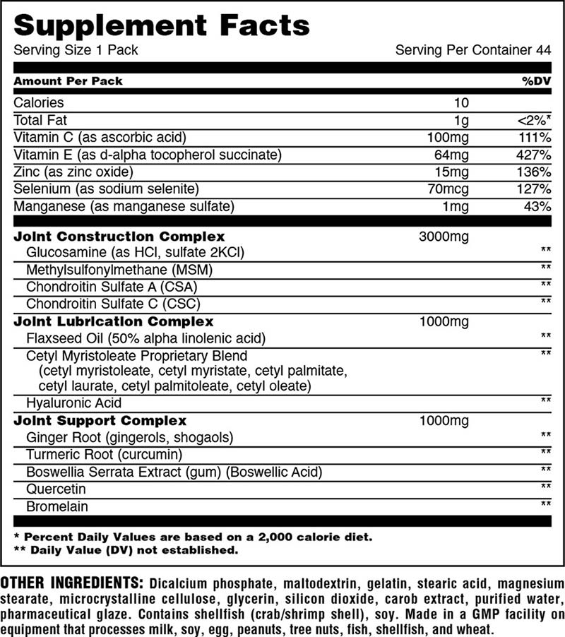 Buy Universal Nutrition Animal Flex, The Complete Joint Support Stack