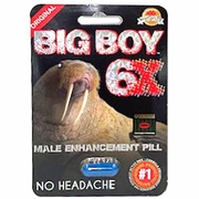 Big Boy 6X, Male Enhancement Pill, 1 Capsule