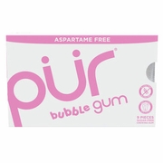 Chewing Gum Blister Pack - Bubblegum, 9 Pieces, PUR