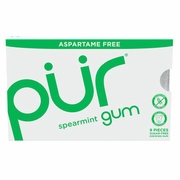 Chewing Gum Blister Pack - Spearmint, 9 Pieces, PUR