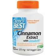 Cinnamon Extract 125 mg, 60 Vegetarian Capsules, Doctor's Best