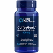 CoffeeGenic Green Coffee Extract, 90 Vegetarian Capsules, Life Extension
